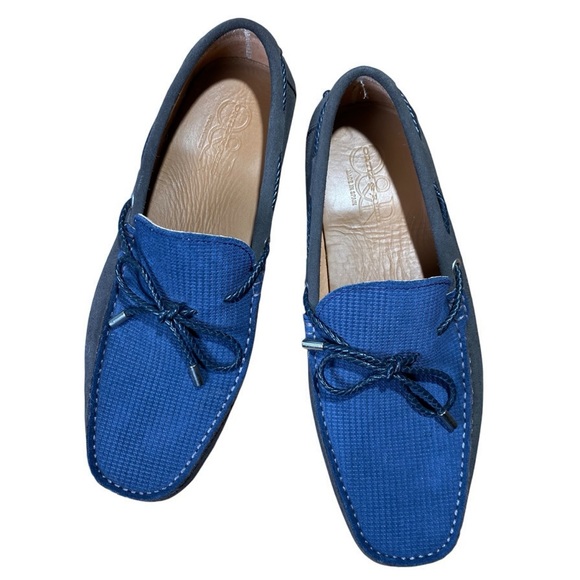 New Ortiz & Reed Made in Spain Brown/Blue Loafers Men’s size 8 - Picture 6 of 15